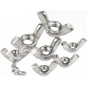 Wing nut, Hand Twist nut, Wing Nuts Thumb Nut Assortment Kit Hand Tighten Threaded Fastener(M12 (1Pcs)) in Kuwait