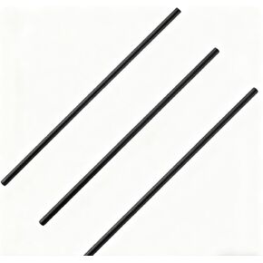 Gallery Rails for Shelves 3 Pcs 1/5" Diameter 39.3" Length Railing Rods Hardware for Glass Display Cabinet and Shelf Spindle Replacement in Kuwait
