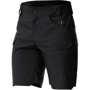 شورت AUTIWITUA للرجال للتنزه سيرًا على الأقدام في الهواء الطلق شورت عمل تكتيكي مقاوم للماء مع جيوب متعددة (بدون حزام) in Kuwait