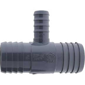 Drip Depot PVC Barbed Reducing Tee - Left : 1 1/2" - Right : 1 1/2" - Center : 3/4" in Kuwait