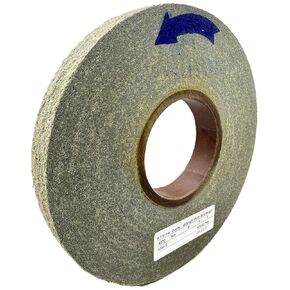 EXL Deburring Wheel - 8" x 1" x 3" 9S Fine Grit - Silicon Carbide - Metal Deburring, Finishing and Polishing Wheel - Convolute - (1 Pack) in Kuwait