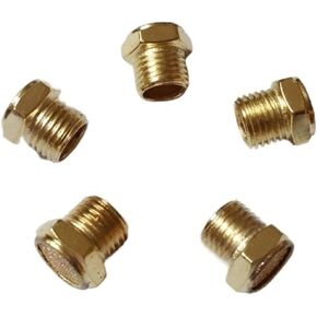 5 × هوائي 1/4 "PT ذكر مرشح الموضوع امتصاص الضوضاء العادم كاتم الصوت الخمار in Kuwait