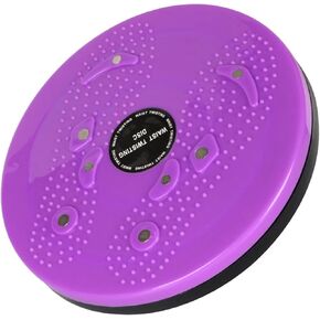 قرص لف الخصر لنحت الجسم مع 8 مغناطيسات - لوح توازن دوار مقاس 9.8 بوصة، ثابت وسهل الاستخدام للمبتدئين وعشاق اللياقة البدنية المتقدمين in Kuwait