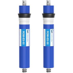 75 GPD RO Membrane Filter 12"x1.8" Reverse Osmosis Membrane Element Replacement Fits Under Sink RO Drinking Water Filter Filtration Purifier System, 2 Pack in Kuwait