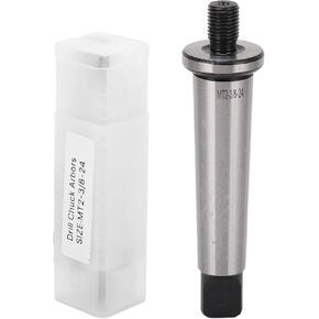 Hardened Morse Taper Chuck Arbor MT2 Shank to 3 8in-24 Threaded Adapter Oxidation Easy Install Removal for Lathe Drilling Milling Machines More in Kuwait