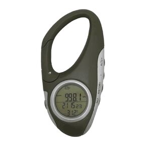 Handheld Altimeter Barometer Thermometer with Carabiner, Portable Mountaineering Weather Instrument for Hiking and Outdoor Sports in Kuwait