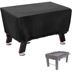 Foosball Table Cover - Waterproof football table Soccer Table Cover Outdoor Indoor Foosballs Table Covers - 57"L×45"W×30"H, Black in Kuwait