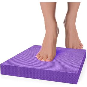 Balance Pad- Foam Balance Pad for Workout, Non-Slip & Water-Resistant Stability Trainer Mat, Soft TPE Exercise Foam Mat for Rehabilitation Stability,Physical Therapy,Fitness,Yoga (15.7" * 13" * 2") in Saudi Arabia