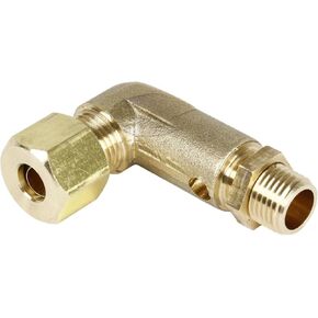 صمام تفريغ الكوع لمضخة ضاغط الهواء بمرحلتين 1/4 بوصة × 1/8 بوصة - لاستبدال أجزاء ضاغط الهواء - مجموعة صمام التفريغ / تخفيف 90 درجة - ضغط 1/4 بوصة × 1/8 بوصة أنبوب نحاسي مستقيم in Kuwait