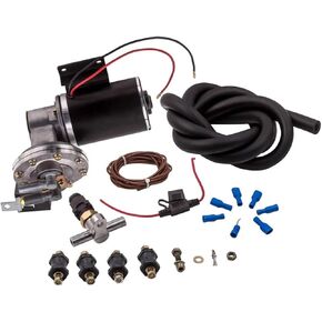 12 Volt Electrical Power Brake Booster Vacuum Pump W/Pressure Switch 18" To 22" Power Brake Booster Auxiliary Pump Assembly in Kuwait