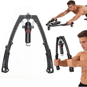 جهاز تدريب الذراع الهيدروليكي وبكرة البطن، جهاز تمرين الصدر 2 في 1 قابل للتعديل لمقاومة 22-440 رطل، مدرب الجسم بالكامل للرجال والنساء in Kuwait