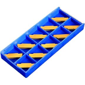 MGMN300-M PC9030 Carbide Grooving Cutting Insert 3mm Width PVD Coated for Lathe Tool Holder Finishing Steel Stainless Steel Cast Iron 10 Pack in Kuwait