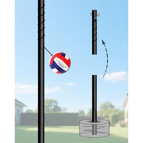 Tether Ball Set—Height 133 inches Including Pole, Ball, and Pump. Ideal for Backyard, Lawn, Park, and Camping Outdoor Play scenarios. (Base not Included) in Kuwait