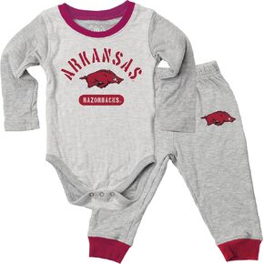 Wes and Willy Baby College Jie Jie Long Sleeve Bodysuit and Pant Set in Kuwait