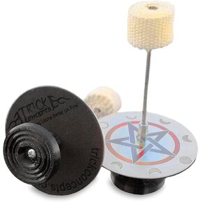 Pair of Pentacle Fire Palm Torches (Set) - Knob Grip for Fire Dancing and Flow, By:Trick Concepts in Kuwait