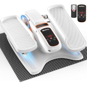 Under Desk Elliptical Machine,Leg Exerciser While Sitting for Seniors with 12 Adjustable Speed RF Remote Control,Quiet & Portable Mini Seated Pedal Exerciser with Non-Slip Mat for Home Office in Kuwait