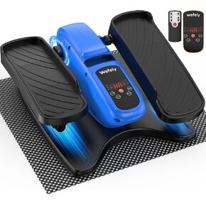Under Desk Elliptical Machine,Leg Exerciser While Sitting for Seniors with 12 Adjustable Speed RF Remote Control,Quiet & Portable Mini Seated Pedal Exerciser with Non-Slip Mat for Home Office in Saudi Arabia