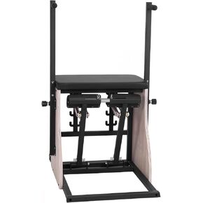 كرسي بيلاتيس من خشب البلوط، آلة إصلاح بيلاتيس مع أشرطة مقاومة ومقابض زنبركية قابلة للتعديل، مصلح الجسم المتوازن للاستخدام المنزلي وإعادة تأهيل التمارين الرياضية in Kuwait