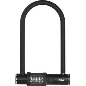 AXA Combo 8 Bike U-Lock, Anti-Theft Security with 4-Digit Resettable Combo Code, 12mm Hardened Steel, Ideal for Scooters, Road & Mountain Bikes in Kuwait