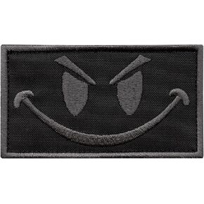 Subdued Smiley Evil Angry ACU Morale Tactical Military Milspec Tactical ISAF SWAT Hook Patch in Saudi Arabia