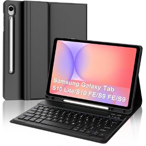 حالة لوحة المفاتيح Samsung Galaxy Tab S9 11 "2023 ، حالة Smart Folio مع حامل القلم S ، 7 ألوان RGB ، لوحة مفاتيح لاسلكية قابلة للفصل المغناطيسي لـ Galaxy Tab S8 2022/S7 2020 11 بوصة ، أسود in Kuwait