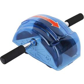 أب رولر لتمارين البطن، بكرات تمارين البطن، أسطوانة البطن 4 عجلات، قبضة مريحة لتمارين القوة الأساسية للاستخدام في المنزل وصالة الألعاب الرياضية in Kuwait