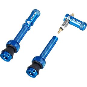 Granite Juicy Nipple Valve Cap and 44mm Matching Color Presta Valve Stem Set, Bike Tire Caps Dust Covers with Valve Core Removing Function, Durable Alloy Valves and Valve Caps (Oil Slick) in Saudi Arabia