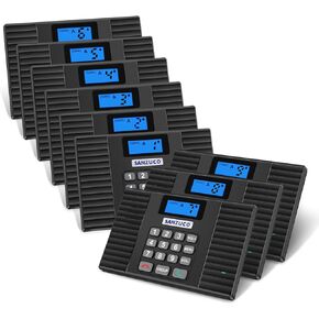 60D Intercoms Wireless for Home, 18 Channel Hands-Free Intercom System for House, Full Duplex 1400ft Multi-Floor Home Intercom System for Business with Group Call, Auto Answer(9 Stations) in Saudi Arabia