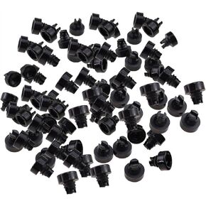 100 Pcs 7.5mm Car Wheel Rivets Plastic Nail Tire Nuts Studs Bolts Rivets For Car Rim Lip Decoration Compatible With(GOLD-100PCS) in Kuwait