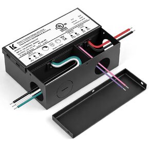 12V 60W Dimmable LED Driver, 5-in-1 Triac/ELV/MLV/0-10V/1-10V/PWM Dimming LED Transformer, Compatible with Lutron & Leviton Dimmer, Constant Voltage Power Supply, UL Listed, Class 2, IP67 Waterproof in Kuwait
