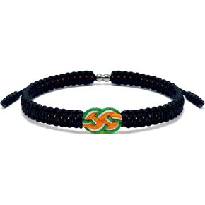 LAMIBEE Infinity Country Pride, Country Flag Code Bracelet, Protection and Lucky Sufer String Bracelet, Tibetan Wrist Wrap Bracelet, Boho Style Rope Bracelet for Women, Men, String Thread Bracelets in Kuwait