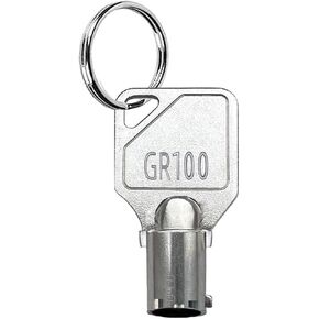 GR100 Commercial Laundry Key - Universal Tubular Key for Greenwald Whirlpool and Speed Queen Coin-Operated Washers and Dryers.Silver,Pack of 1 in Kuwait