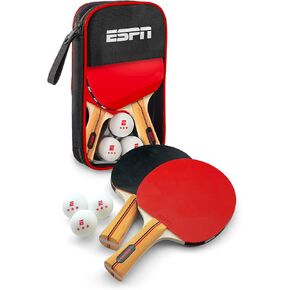 ESPN Ping Pong Paddle with Travel Case, High Performance Table Tennis Paddle Ideal for Game Night and Indoor or Outdoor Games in Kuwait