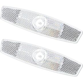 2 Pack Bike Spoke Reflectors, Safety Warning Reflector Bicycle Wheel Reflectors, Bike Front and Rear Reflector for Night Cycling Mountain Bikes Road Bikes in Saudi Arabia