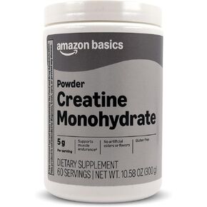 Amazon Basics Creatine Monohydrate Powder, 10.58 oz, 60 Servings in Saudi Arabia