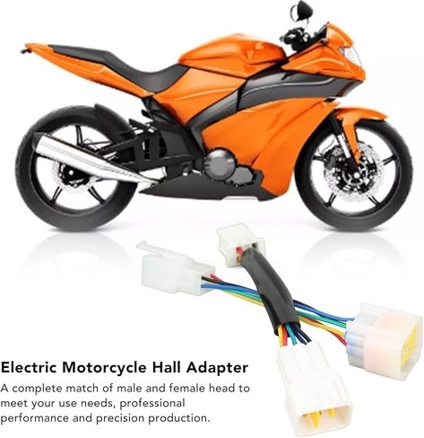 Keenso Hall Adapter, 2PCS Electric Motorcycle Hall Adapter IP67 Water Proof Complete Match of Male and Female Head High Efficiency Controller Adapter in Saudi Arabia