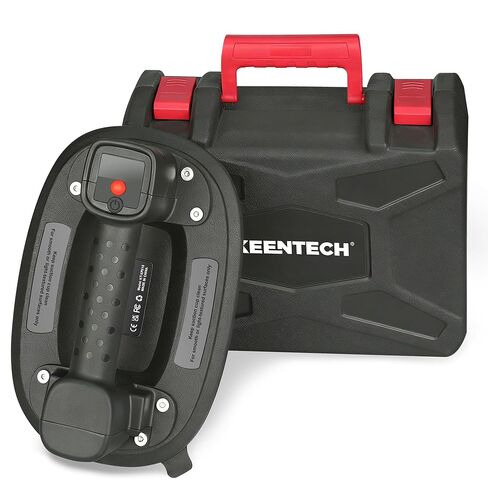 كوب شفط كهربائي من KEENTECH، أقصى حمولة 661 رطل، كوب شفط بطارية 10 بوصة مع شفط قوي، شاشة رقمية ومقياس ضغط إلكتروني، قبضة فراغ تلقائية للبلاط والزجاج والرخام والسطح الأملس in Saudi Arabia