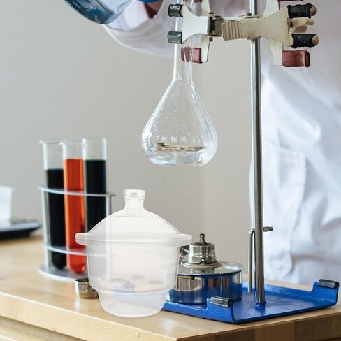 iplusmile 1pc Laboratory Desiccator Bottle Glass Dryer Jar for Vacuum Drying High Transparency Simple Design for Practical Use for Laboratory Experimentation in Saudi Arabia