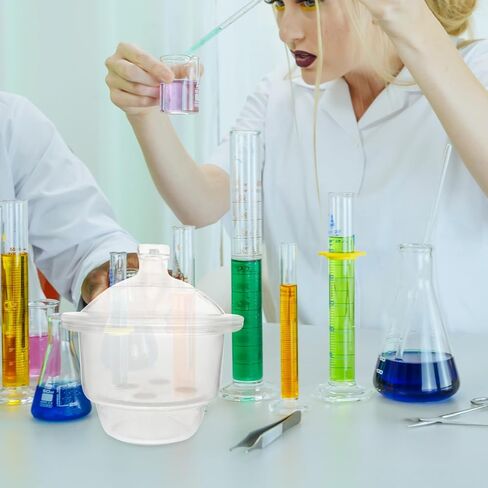 iplusmile 1pc Laboratory Desiccator Bottle Glass Dryer Jar for Vacuum Drying High Transparency Simple Design for Practical Use for Laboratory Experimentation in Saudi Arabia