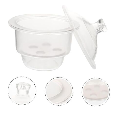 1 قطعة جرة مجفف الزجاج زجاجة مجفف المختبر لتجفيف الفراغ الأواني الزجاجية عالية الشفافية ثقوب قاعدة عشوائية للتجارب العلمية in Kuwait