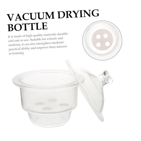 1 قطعة جرة مجفف الزجاج زجاجة مجفف المختبر لتجفيف الفراغ الأواني الزجاجية عالية الشفافية ثقوب قاعدة عشوائية للتجارب العلمية in Kuwait