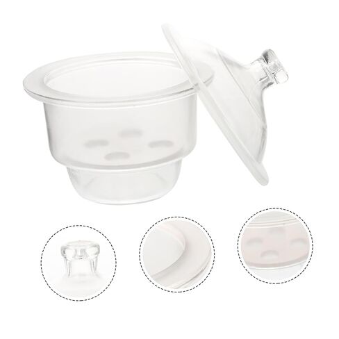 1pc Laboratory Glass Desiccator Jar Vacuum Dryer for Scientific Experiments Random Base Laboratory Glassware for Practical Learning in Saudi Arabia