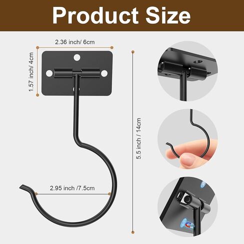 2 Packs Under Cabinet Banana Hooks, Foldable Magnetic Banana Holder with Strong Self-Adhesive & Screws for Extra Stability, Metal Banana Stand for Kitchen Counter – Black in Saudi Arabia