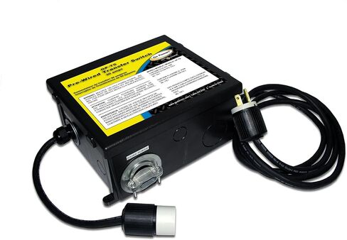 Go Power TS-30 30 Amp Automatic Transfer Switch, Dual Source Compatibility, Generator Delay Switch, Easy Installation, Compact Design in Saudi Arabia