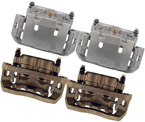 Front Rear Set disc brake caliper tool set,Brake Caliper for Ford F-450 F-550 Super Duty LCF 2005 2006 2007 2008 2009 2010 2011 2012 2013-2016 for International CF500 CF600 2006-2009 4 PCS in Kuwait