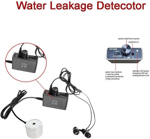 مسجل استماع لميكروفون الحائط، جهاز KSRplayer عالي القوة لمراقبة الصوت/جهاز فحص استماع الأذن، نظام مكبر صوت ميكروفون حساس للغاية للاستماع عبر الجدار/المسبار in Kuwait