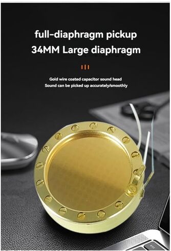 ميكروفون الحجاب الحاجز الأساسية كبسولة كبيرة الحجاب الحاجز مكثف ميكروفون الملحقات 34 مللي متر لتسجيل الاستوديو in Kuwait