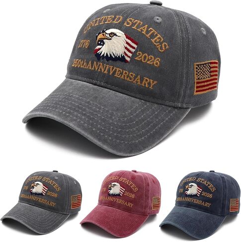 4th of July Hat - American Flag USA Trucker hat for Women Men - Fourth of July Patriotic Hat - 4th of July Accessories in Kuwait