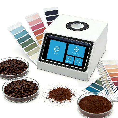 Digital Coffee Colorimeter Benchtop Analyzer with Multi Color Spaces 400-700nm 0.01% Resolution Tests Coffee Samples Masterbatches in Food Processing Inspection Sites in Saudi Arabia