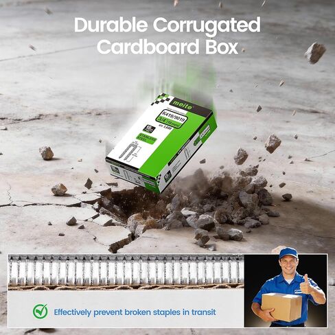 meite 18 Gauge 1/4-Inch Narrow Crown Staples, 3/4" Length 304 Stainless Steel Staples for Heavy Duty and Upholstery (1,600 Counts) in Saudi Arabia